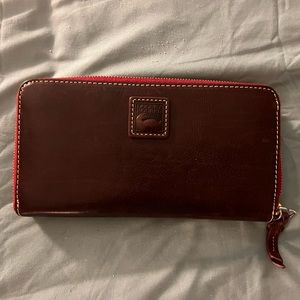 Dooney & Bourke Large Florentine Zip Around Wallet